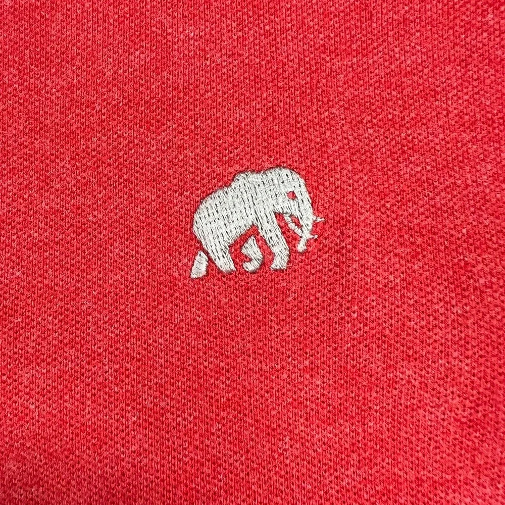 Banana Republic Polo Shirt Mens Large Red Short Sleeve Casual Outdoor Comfort